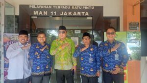 Monitoring Dan Evaluasi  PPDB MAN 11 Jakarta Selatan Oleh Kepala KanKemenag Jakarta Selatan