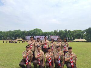 Pramuka MAN 11 Ikuti Upacara HUT Pramuka ke-64