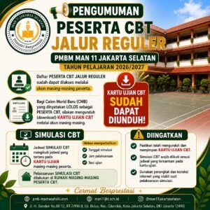 DAFTAR PESERTA CBT PMBM JALUR REGULER